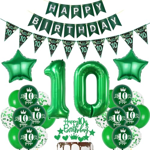 Luftballon 10. Geburtstag Dekoration Grün Tortendeko 10. Geburtstag Mädchen Junge Geburtstagsdeko 10 Jahre Junge Mädchen Grün Folienballon 10 Geburtstag Junge Ballon 10 Geburtstags Mädchen deko Luftballon 10. Geburtstag Dekoration Grün Tortendeko 10. Geburtstag Mädchen Junge Geburtstagsdeko 10 Jahre Junge Mädchen Grün Folienballon 10 Geburtstag Junge Ballon 10 Geburtstags Mädchen deko von Hopewey