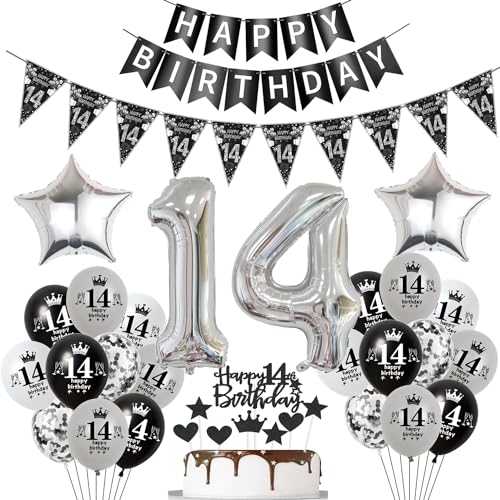 Luftballon 14. Geburtstag Dekoration Schwarz Tortendeko 14. Geburtstag Mädchen Junge Geburtstagsdeko 14 Jahre Junge Mädchen Schwarz Folienballon 14 Geburtstag Junge Ballon 14 Geburtstags Mädchen Luftballon 14. Geburtstag Dekoration Schwarz Tortendeko 14. Geburtstag Mädchen Junge Geburtstagsdeko 14 Jahre Junge Mädchen Schwarz Folienballon 14 Geburtstag Junge Ballon 14 Geburtstags Mädchen von Hopewey