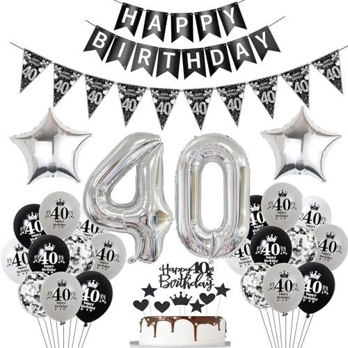 Luftballon 40. Geburtstag Dekoration Schwarz Tortendeko 40. Geburtstag Frau männer Geburtstagsdeko 40 Jahre Mann Frauen Schwarz Folienballon 40 Geburtstag Mann Ballon 40 Geburtstags Frauen Luftballon 40. Geburtstag Dekoration Schwarz Tortendeko 40. Geburtstag Frau männer Geburtstagsdeko 40 Jahre Mann Frauen Schwarz Folienballon 40 Geburtstag Mann Ballon 40 Geburtstags Frauen von Hopewey