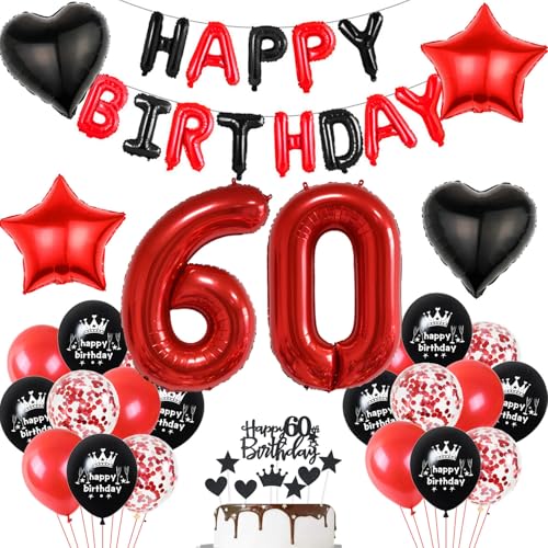 Luftballon 60. Geburtstag deko frau rot Schwarz set Folienballon Zahlen 60 Geburtstagsdeko frauen 60 Jahre geburtstagdeko frau 60 jahre 60. Geburtstag deko Rot frau Geburtstagsdeko 60 Jahre frauen Luftballon 60. Geburtstag deko frau rot Schwarz set Folienballon Zahlen 60 Geburtstagsdeko frauen 60 Jahre geburtstagdeko frau 60 jahre 60. Geburtstag deko Rot frau Geburtstagsdeko 60 Jahre frauen von Hopewey