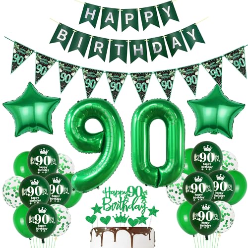 Luftballon 90. Geburtstag Dekoration Grün Tortendeko 90. Geburtstag Frauen Mann Geburtstagsdeko 90 Jahre Mann Frauen Grün Folienballon 90 Geburtstag männer Ballon 90 Geburtstags Frauen dekoration Luftballon 90. Geburtstag Dekoration Grün Tortendeko 90. Geburtstag Frauen Mann Geburtstagsdeko 90 Jahre Mann Frauen Grün Folienballon 90 Geburtstag männer Ballon 90 Geburtstags Frauen dekoration von Hopewey