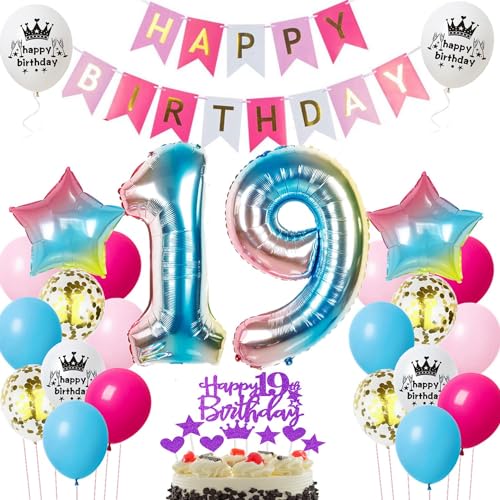 Luftballons 19 geburtstag mädchen deko rosa,ballon 19.geburtstag deko für mädchen,deko 19. geburtstag mädchen ballon tortendeko 19 geburtstag mädchen bunt geburtstagsdeko 19 jahre mädchen Luftballons 19 geburtstag mädchen deko rosa,ballon 19.geburtstag deko für mädchen,deko 19. geburtstag mädchen ballon tortendeko 19 geburtstag mädchen bunt geburtstagsdeko 19 jahre mädchen von Hopewey