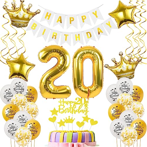 Luftballons 20. Geburtstag Mann Frauen Deko gold Tortendeko 20. Geburtstag Mann Party Deko Weiß gold Geburtstagsdeko 20 Jahre Geburtstag dekoration Frau Männer 20. Geburtstag deko torte gold Luftballons 20. Geburtstag Mann Frauen Deko gold Tortendeko 20. Geburtstag Mann Party Deko Weiß gold Geburtstagsdeko 20 Jahre Geburtstag dekoration Frau Männer 20. Geburtstag deko torte gold von Hopewey