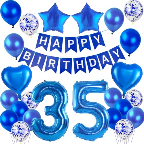 Luftballons 35. Geburtstag Dekoration Mann Blau set,Folienballon 35.Geburtstag Dekoration Männer Blau geburtstagsdeko 35 jahre Mann girlande 35 geburtstag ballon deko 35. geburtstag Mann deko Luftballons 35. Geburtstag Dekoration Mann Blau set,Folienballon 35.Geburtstag Dekoration Männer Blau geburtstagsdeko 35 jahre Mann girlande 35 geburtstag ballon deko 35. geburtstag Mann deko von Hopewey