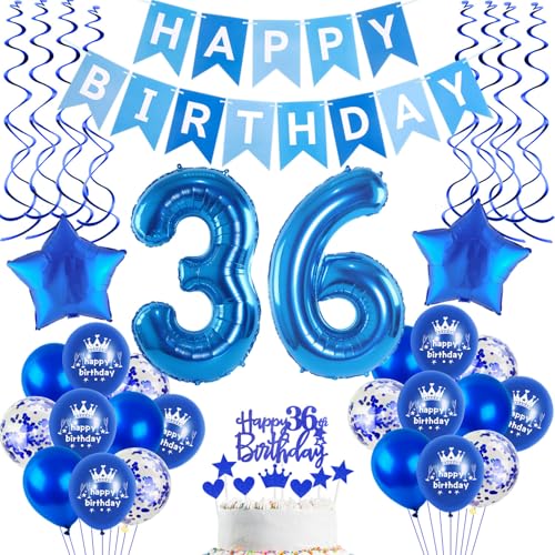 Luftballons 36 Geburtstag Deko Mann Blau, deko 36. geburtstag Mann,Folien ballons 36 geburtstag banner Happy Birthday 36 geburtstag deko Mann blau Geburtstagdeko 36 Jahre Männer Dekoration Luftballons 36 Geburtstag Deko Mann Blau, deko 36. geburtstag Mann,Folien ballons 36 geburtstag banner Happy Birthday 36 geburtstag deko Mann blau Geburtstagdeko 36 Jahre Männer Dekoration von Hopewey