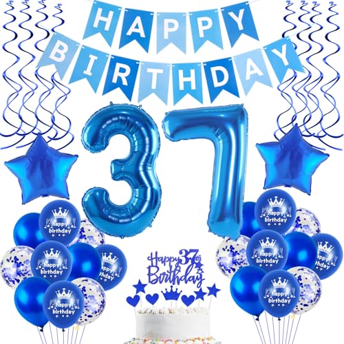 Luftballons 37 Geburtstag Deko Mann Blau, deko 37. geburtstag Mann,Folien ballons 37 . geburtstag banner Happy Birthday 37 geburtstag deko Mann blau Geburtstagdeko 37 Jahre Männer Dekoration Luftballons 37 Geburtstag Deko Mann Blau, deko 37. geburtstag Mann,Folien ballons 37 . geburtstag banner Happy Birthday 37 geburtstag deko Mann blau Geburtstagdeko 37 Jahre Männer Dekoration von Hopewey