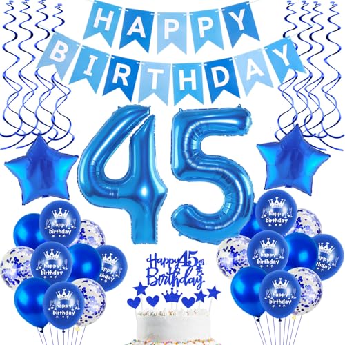 45.geburtstag deko mann blau set,45 geburtstag deko männer 45 geburtstag mann deko herren 45 geburtstag luftballon deko für mann,Luftballons 45 Geburtstag Dekoration mann geburtstagsdeko 45 männer 45.geburtstag deko mann blau set,45 geburtstag deko männer 45 geburtstag mann deko herren 45 geburtstag luftballon deko für mann,Luftballons 45 Geburtstag Dekoration mann geburtstagsdeko 45 männer von Hopewey