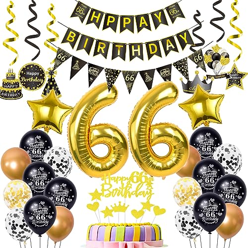 Luftballons 66. Geburtstag Deko Schwarz Gold, deko 66. Geburtstag Dekoration, Ballon 66 Mann deko , gold Tortendeko 66 Jahre Mann Geburtstagsdeko 66 Jahre Männer Frauen gold Luftballons 66. Geburtstag Deko Schwarz Gold, deko 66. Geburtstag Dekoration, Ballon 66 Mann deko , gold Tortendeko 66 Jahre Mann Geburtstagsdeko 66 Jahre Männer Frauen gold von Hopewey