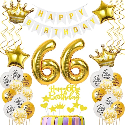 Luftballons 66. Geburtstag Mann Frauen Deko gold Tortendeko 66. Geburtstag Mann Party Deko Weiß gold Geburtstagsdeko 66 Jahre Geburtstag dekoration Frau Männer 66. Geburtstag deko torte gold Luftballons 66. Geburtstag Mann Frauen Deko gold Tortendeko 66. Geburtstag Mann Party Deko Weiß gold Geburtstagsdeko 66 Jahre Geburtstag dekoration Frau Männer 66. Geburtstag deko torte gold von Hopewey