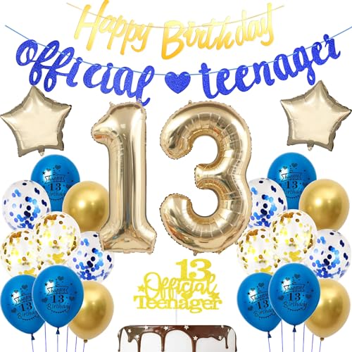 Offizielle Teenager 13. Geburtstag Deko für Junge,Luftballon 13.Geburtstag Junge deko blau,Offizielle Teenager Geburtstagsdeko 13 jahre Jungen ballon blau Offizielle Teenager 13. Geburtstag Deko für Junge,Luftballon 13.Geburtstag Junge deko blau,Offizielle Teenager Geburtstagsdeko 13 jahre Jungen ballon blau von Hopewey