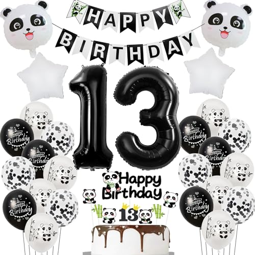 Panda luftballons 13. geburtstags junge mädchen dekoration, panda thema geburtstagssdeko 13 jahre junge mädchen ballon 13 geburtstags deko für kinder, Panda thema ballon deko 13.geburtstags kinder Panda luftballons 13. geburtstags junge mädchen dekoration, panda thema geburtstagssdeko 13 jahre junge mädchen ballon 13 geburtstags deko für kinder, Panda thema ballon deko 13.geburtstags kinder von Hopewey