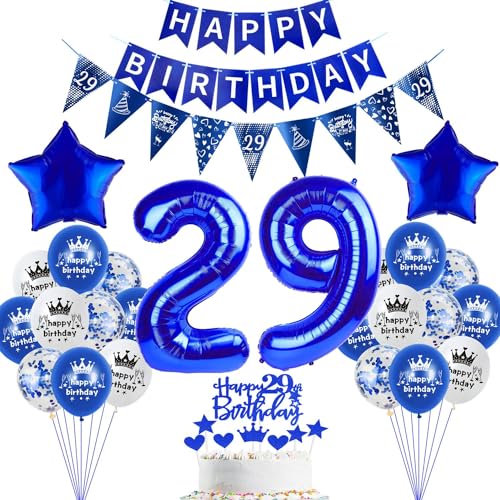 deko 29. Geburtstag Dekoration,Dunkelblau Tortendeko Geburtstag 29 Jahre mann Party Deko 29 Geburtstag frauen mann,luftballons 29. Geburtstag mann frau,blau Geburtstagsdeko 29 Jahre Männer ballon deko 29. Geburtstag Dekoration,Dunkelblau Tortendeko Geburtstag 29 Jahre mann Party Deko 29 Geburtstag frauen mann,luftballons 29. Geburtstag mann frau,blau Geburtstagsdeko 29 Jahre Männer ballon von Hopewey