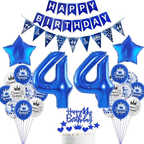 deko 44. Geburtstag Dekoration,Blau Tortendeko Geburtstag 44 Jahre mann Party Deko 44 Geburtstag frauen mann,luftballons 44. Geburtstag mann frauen,Blau Geburtstagsdeko 44 Jahre Männer ballon deko 44. Geburtstag Dekoration,Blau Tortendeko Geburtstag 44 Jahre mann Party Deko 44 Geburtstag frauen mann,luftballons 44. Geburtstag mann frauen,Blau Geburtstagsdeko 44 Jahre Männer ballon von Hopewey