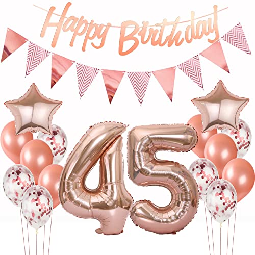 deko 45. geburtstag frauen deko rosegold ballon 45. geburtstag frauen deko luftballon 45. geburtstag deko rosegold 45 Geburtstag girlande banner geburtstagsdeko 45 jahre frauen dekoration deko 45. geburtstag frauen deko rosegold ballon 45. geburtstag frauen deko luftballon 45. geburtstag deko rosegold 45 Geburtstag girlande banner geburtstagsdeko 45 jahre frauen dekoration von Hopewey