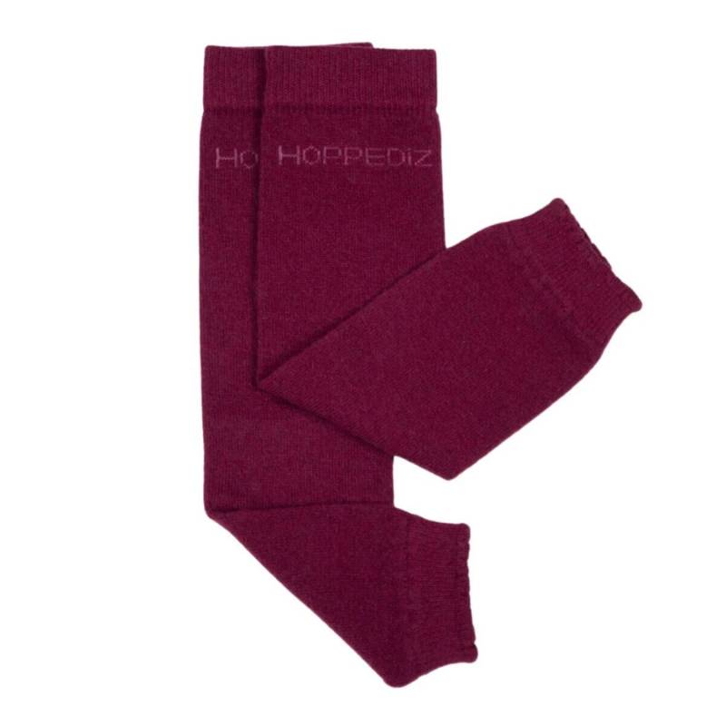 Hoppediz Babystulpen aus Wolle/Kaschmir - Bordeaux von Hoppediz