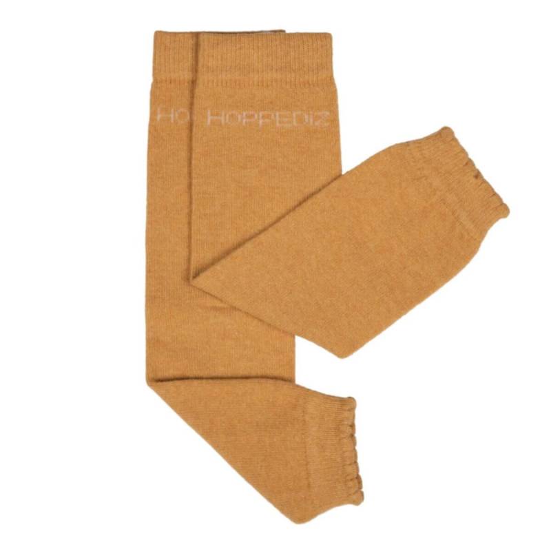 Hoppediz Babystulpen aus Wolle/Kaschmir - Gold von Hoppediz
