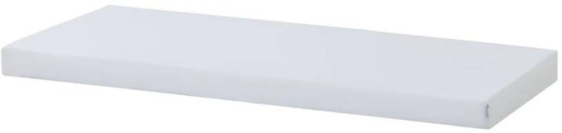 Hoppekids Schaumstoffmatratze inkl. Bezug 70 x 160 cm, Weiß von Hoppekids