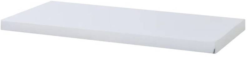 Hoppekids Schaumstoffmatratze inkl. Bezug 90 x 200 cm, Weiß von Hoppekids