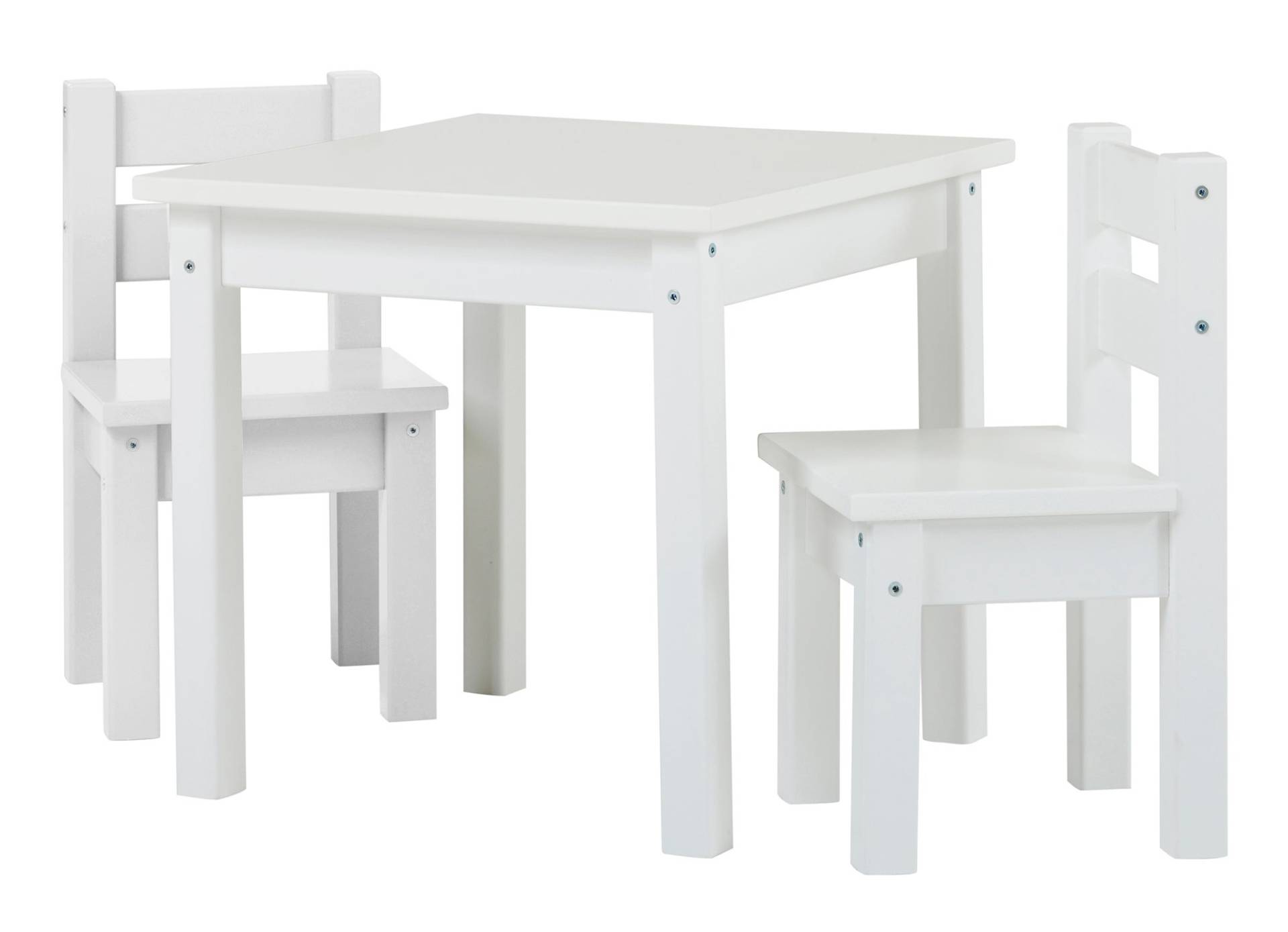 Hoppekids Tisch und Stühle MADS, White von Hoppekids