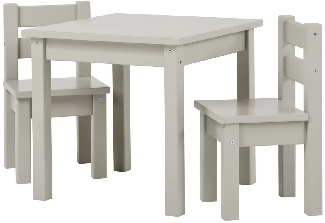 Hoppekids Tisch und Stühle Mads, Dove Grey Hoppekids Tisch und Stühle Mads, Dove Grey von Hoppekids
