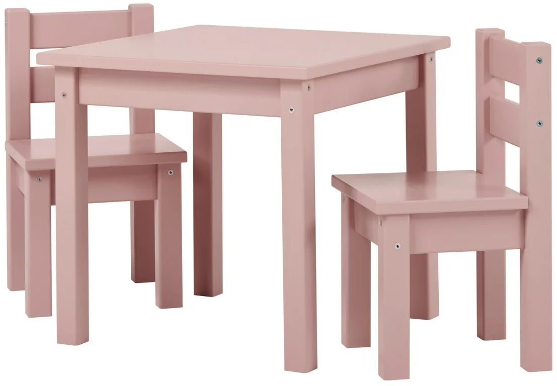 Hoppekids Tisch und Stühle Mads, Pale Mauve Hoppekids Tisch und Stühle Mads, Pale Mauve von Hoppekids