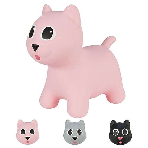 Hoppimals Tootiny Hüpftier, Hüpftier ab 1 Jahre & Hüpftier ab 2 Jahre, Hüpfende Katze, Für Gymnastik & Geschicklichkeit für Kinder, Verpackt im Geschenkkarton, inklusive Pumpe - Baby-Hüpfer ROSA Hoppimals Tootiny Hüpftier, Hüpftier ab 1 Jahre & Hüpftier ab 2 Jahre, Hüpfende Katze, Für Gymnastik & Geschicklichkeit für Kinder, Verpackt im Geschenkkarton, inklusive Pumpe - Baby-Hüpfer ROSA von Hoppimals