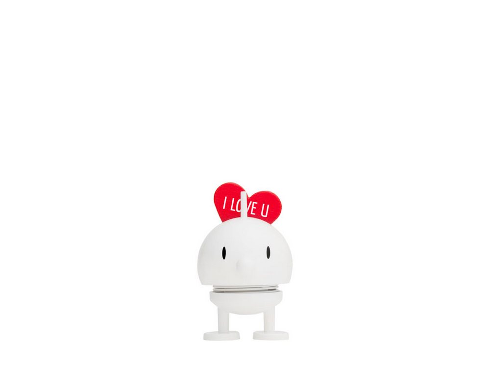 Hoptimist Wackelfigur Bumble Love S Weiß von Hoptimist