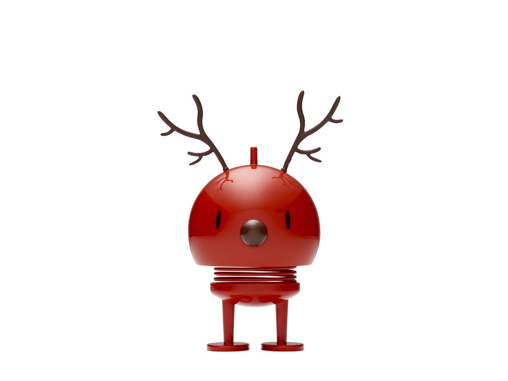 Hoptimist Wackelfigur Bumble Reindeer M Rot von Hoptimist