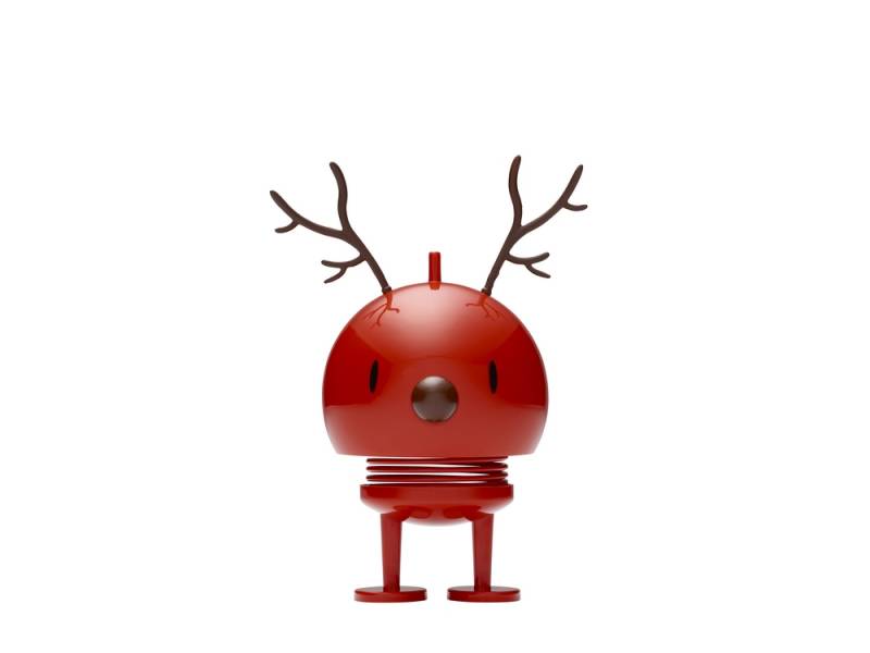 Hoptimist Wackelfigur Bumble Reindeer M Rot von Hoptimist