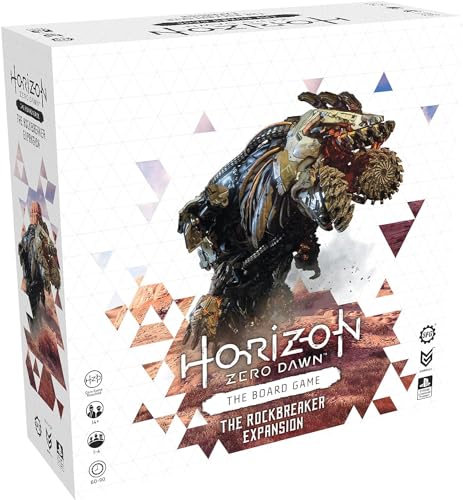 Steamforged Horizon Zero Dawn: Das Brettspiel - Die Rockbreaker Erweiterung 1 detailreiche Rockbreaker Miniatur, 60-90 Minuten, 1-4 Spieler, 14+ von Steamforged