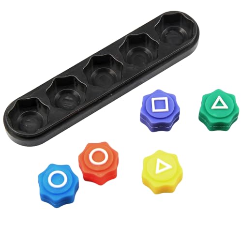 Horktrust gonggi Würfelset - Original Koreanisches Set mit 5 Steinen + Basis, Weich-PVC, Sammlerstück, Themenparty, Fan-Geschenk, Brettspiel von Horktrust
