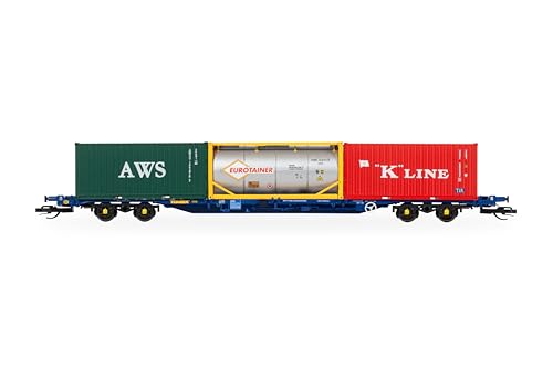 Hornby TT TT6030 Touax KFA Containerwagen mit 3x20 Containern von Hornby TT