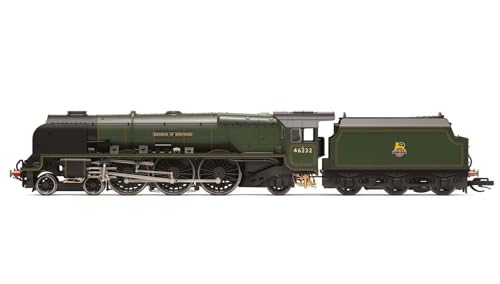 TT:120 Hornby TT3011TXSM BR, Princess Coronation, 4-6-2, 46232, „Duchess of Montrose“ – Epoche 4 (mit Sound ausgestattet) Lokomotive – Dampf, grün von Hornby TT