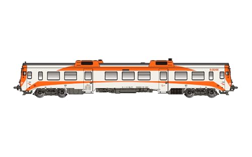 HE2503 Electrotren Hobby RENFE, Dieseltriebwagen 9-596-004-2 "Tamagotchi", Regionales R2-Lackierung mit modernem R-Logo, ep. V-VI Diesellokomotive von Hornby