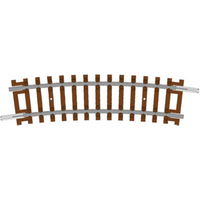 HORNBY TT8015 TT Gebogenes Gleis, Radius 2, 310 mm, 15° HORNBY TT8015 TT Gebogenes Gleis, Radius 2, 310 mm, 15° von Hornby