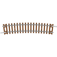 HORNBY TT8017 TT Gebogenes Gleis, Radius 4, 396 mm, 15° HORNBY TT8017 TT Gebogenes Gleis, Radius 4, 396 mm, 15° von Hornby