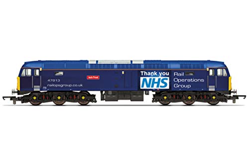 Hornby R30042TTS Bahnbetreiber Klasse 57 w/Sound Railroad Plus Eisenbahnlokomotiven, blau von Hornby
