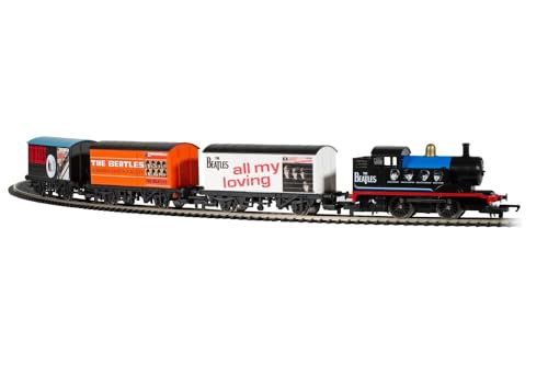 Hornby Steam Train - R30258 The Beatles, The Liverpool Connection EP Collection Side B Train Pack - Limited Edition 00 Gauge Lokomotiven, Engine Models for Adults - 1:76 Scale Model Gift von Hornby