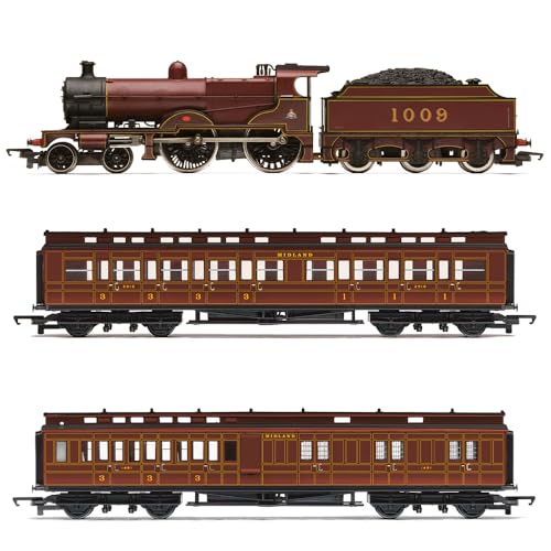 Hornby R30377 RailRoad MR-Klasse 4P Compound Train Pack - Era 3 Junior, Rot von Hornby