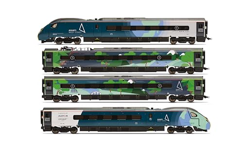 Hornby R30444 Avanti West Coast Class 390 COP26 Livery 4 Car Train Pack 390121 von Hornby