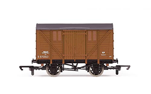 Hornby R60029 BR 10T Quad Vent Meat Van Wagon, braun von Hornby