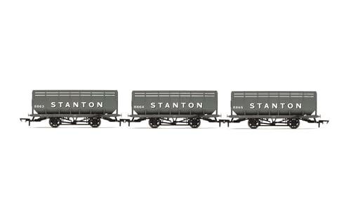 Hornby R60254 Stanton Ironworks 20T Coke Hopper Wagon Triple Pack Güterwagen von Hornby