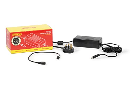 Hornby R7337 15 V ~ 4 Ampere Transformator (UK) + 15 V Netzteil-Adapter-Paket Zubehör für Spur- und Zugsets der Spur 00 – kompatibel mit ausgewählten Modelleisenbahnen von Hornby