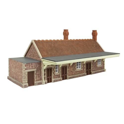 Hornby R7391 GWR Dunster Station Zubehör – Streckensignale und Gebäude für Modelleisenbahnsets von Hornby