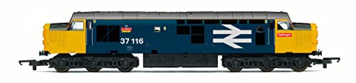 Hornby Railroad Plus BR, Klasse 37, Co-Co, 37116 „Comet – Epoche 8. Lokomotiven., Blau, R30185 von Hornby