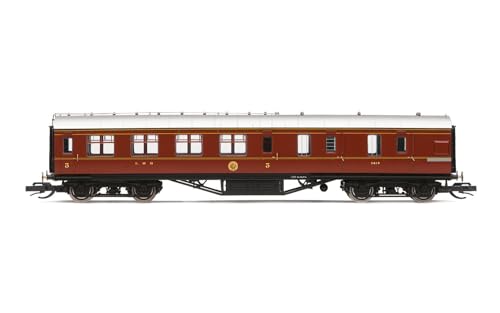 Hornby TT, TT4009, LMS 57' Brake Third, 5619-Era 3, Eisenbahn, Rollmaterial-Wagen, Kastanienbraun, Einheitsgröße Hornby TT, TT4009, LMS 57' Brake Third, 5619-Era 3, Eisenbahn, Rollmaterial-Wagen, Kastanienbraun, Einheitsgröße von Hornby
