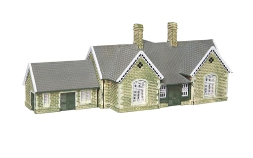 Hornby TT9002 Settle & Carlisle Dent Station Modelleisenbahn TT Gauge Building, Modelleisenbahn Zubehör zum Hinzufügen von Landschaft, Dioramen, Wald, Gebäuden und mehr, Modellbau Kits - Maßstab 1/120 von Hornby