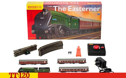 Hornby Zug Set - TT1002M The Easterner Zug Set, Analog TT Gauge Modelleisenbahnen Set, Starter Elektrische Modelleisenbahn Kits - Dampfmaschine Modellbausätze, Maßstab 1:120 Modelleisenbahn Geschenke Hornby Zug Set - TT1002M The Easterner Zug Set, Analog TT Gauge Modelleisenbahnen Set, Starter Elektrische Modelleisenbahn Kits - Dampfmaschine Modellbausätze, Maßstab 1:120 Modelleisenbahn Geschenke von Hornby