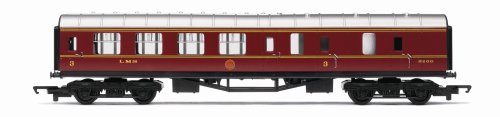 Wagen RailRoad LMS, Brems-Personenwagen dritte Klasse, Epoche 3 von Hornby