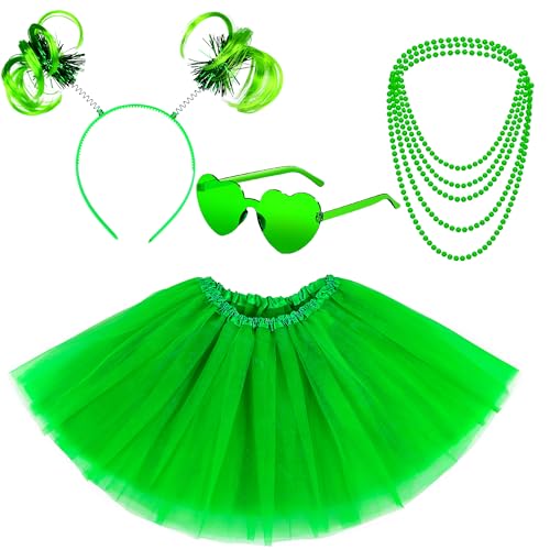 Horolam 80er Jahre Kostüm Outfits Zubehör Set für Mädchen Frauen 1980er Jahre Fancy Party Kostüm Zubehör Set mit Tüll Tutu Rock Herz Sonnenbrille Halskette Stirnband für Retro Thema Party Cosplay Horolam 80er Jahre Kostüm Outfits Zubehör Set für Mädchen Frauen 1980er Jahre Fancy Party Kostüm Zubehör Set mit Tüll Tutu Rock Herz Sonnenbrille Halskette Stirnband für Retro Thema Party Cosplay von Horolam